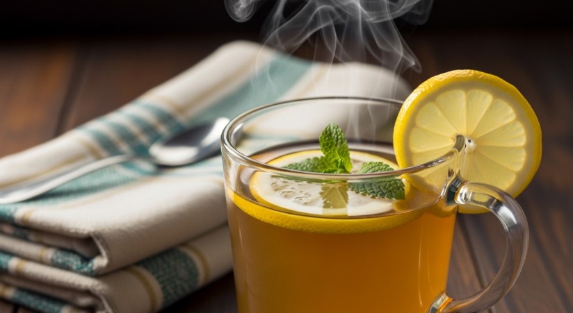 finished costa rican tea for weight loss served hot