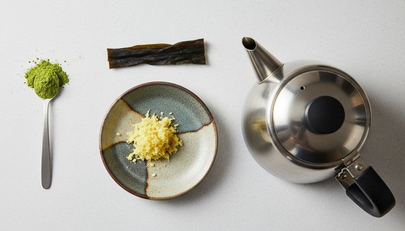 Ingredients for Japanese Mounjaro detox recipe