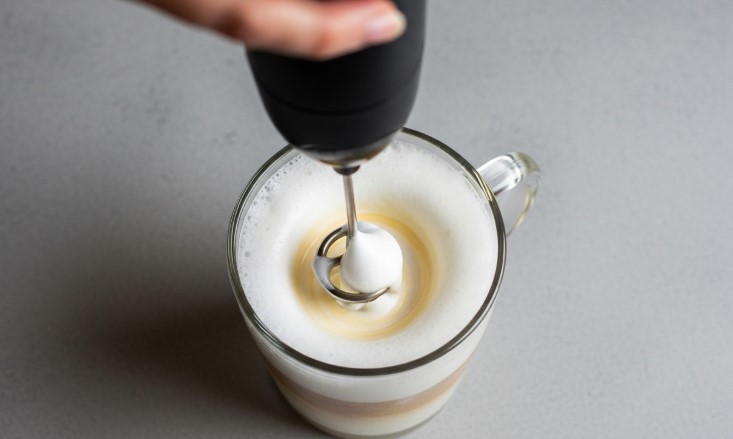 using a frother to make cold foam