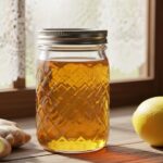 Jar of finished Amish “Amoxicillin” natural remedy