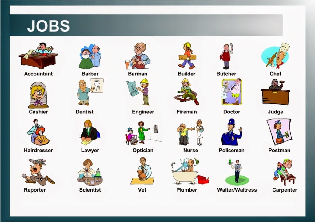 clipart jobs worksheets - photo #46