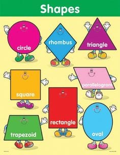 shapes in english