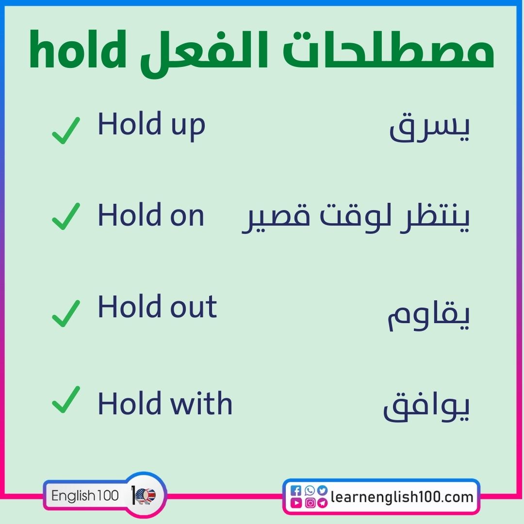 مصطلحات الفعل hold hold-idioms-phrasal-verbs