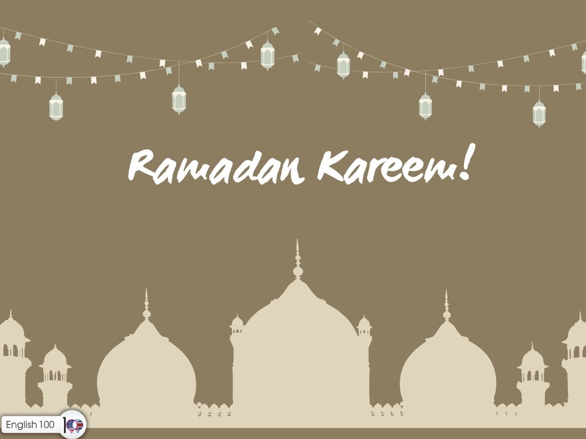 انشاء عن رمضان بالانجليزي مع أمثلة، Paragraph about Ramadan in English with examples