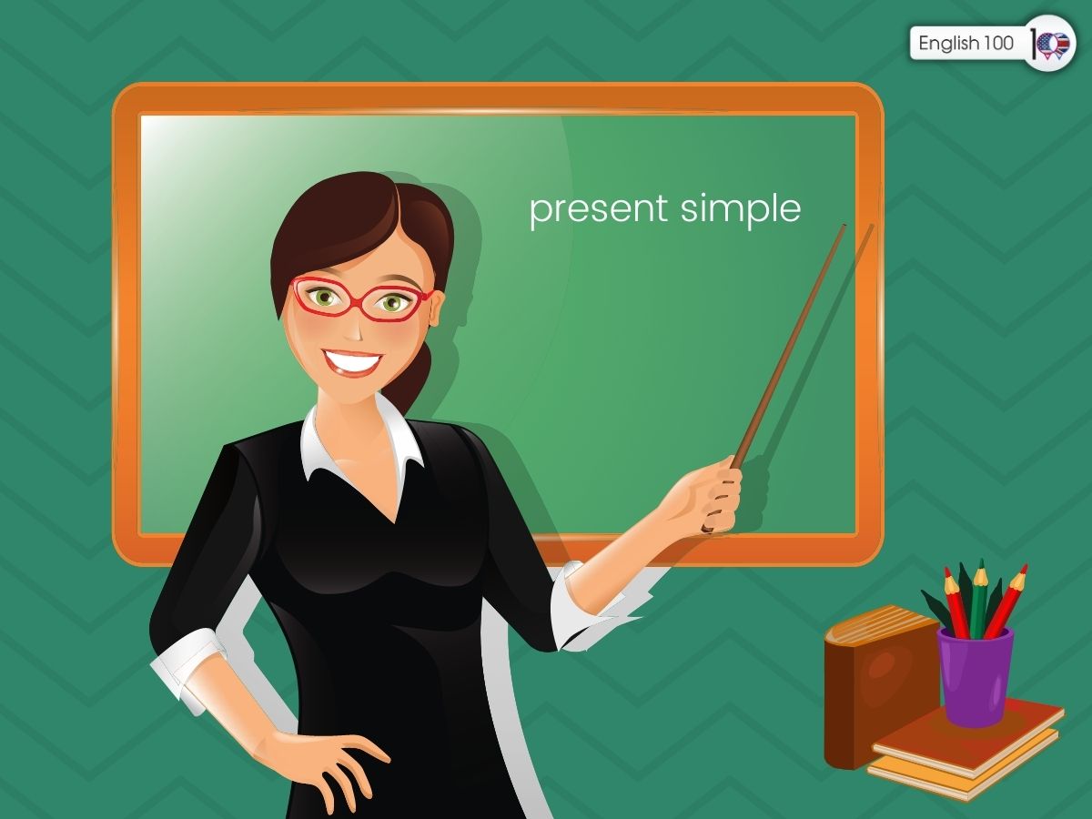 بالانجليزي present simple بحث عن مع أمثلة، Lesson about Present Simple in English with examples