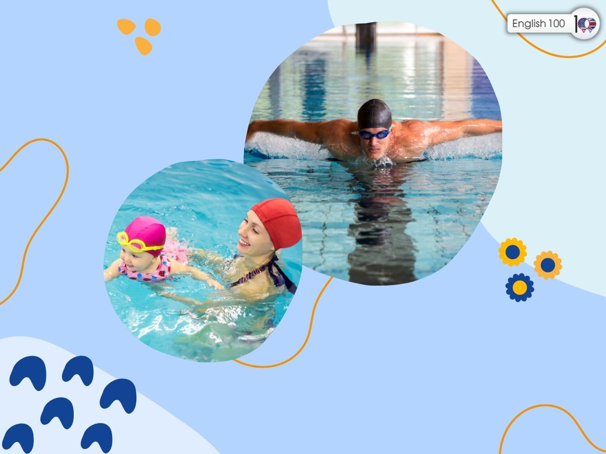 تعبير عن رياضة السباحة بالانجليزي مع أمثلة English Composition on Swimming with examples