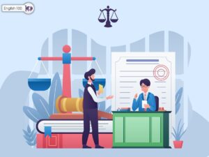 تعبير عن وظيفة المحامي بالانجليزي مع أمثلة، English Composition about Lawyers with examples