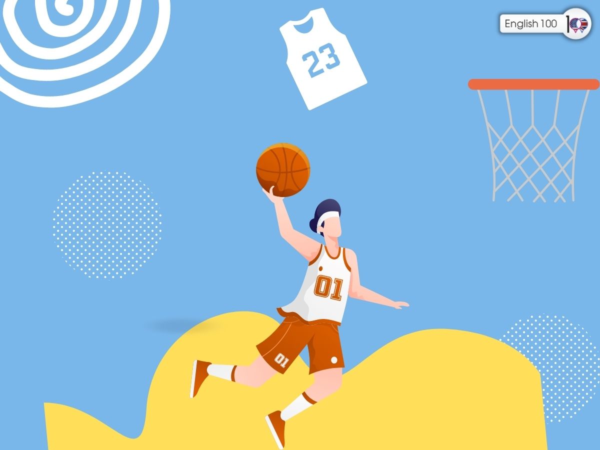 موضوع عن كرة السلة بالانجليزي مع أمثلة، Paragraph about Basketball in English with examples