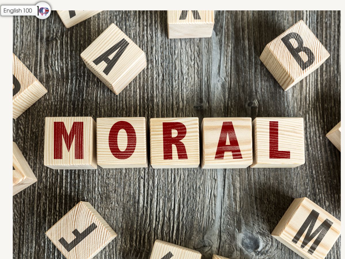 موضوع عن الاخلاق بالانجليزي مع أمثلة، Paragraph about Morals in English with examples