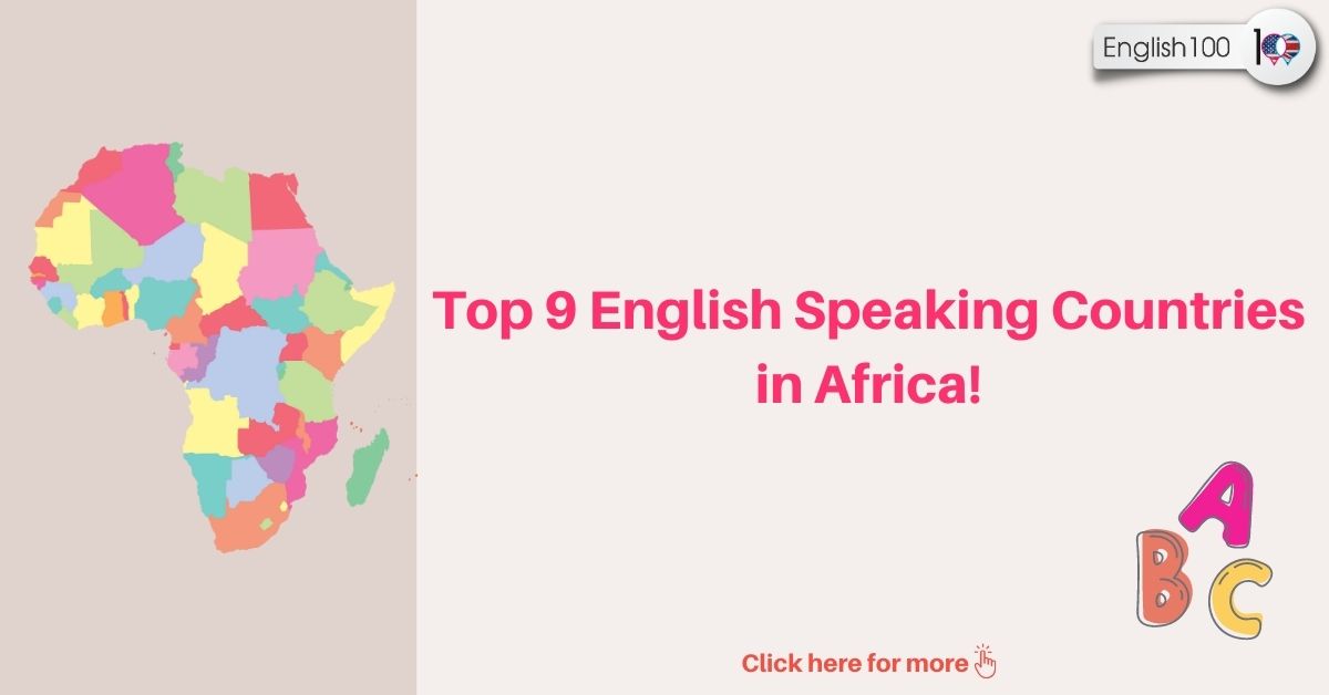 English speaking countries in africa with examples