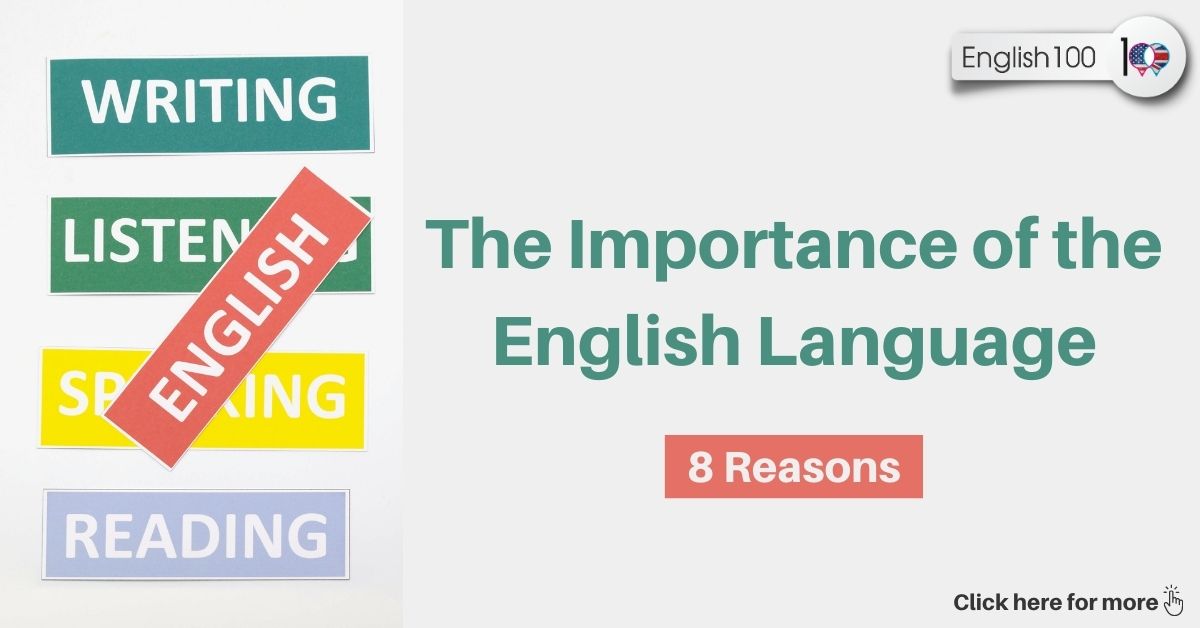 important of English language with examples