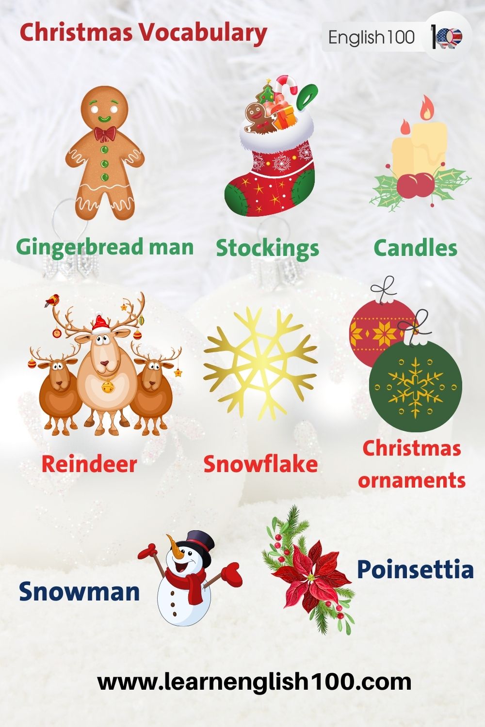 Từ Vựng Christmas Decorations Vocabulary để Decor Cho Lễ Giáng Sinh