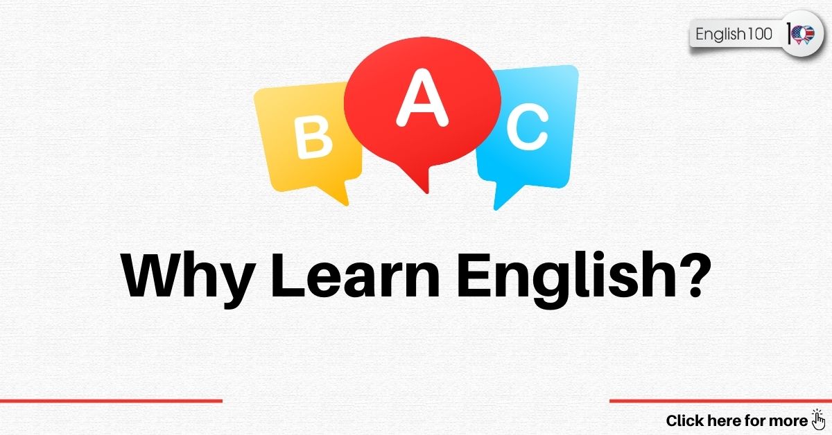 why learn English with examples