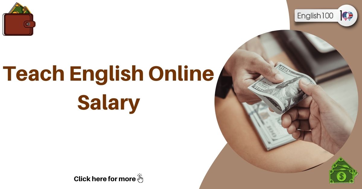 teach English online salary with examples