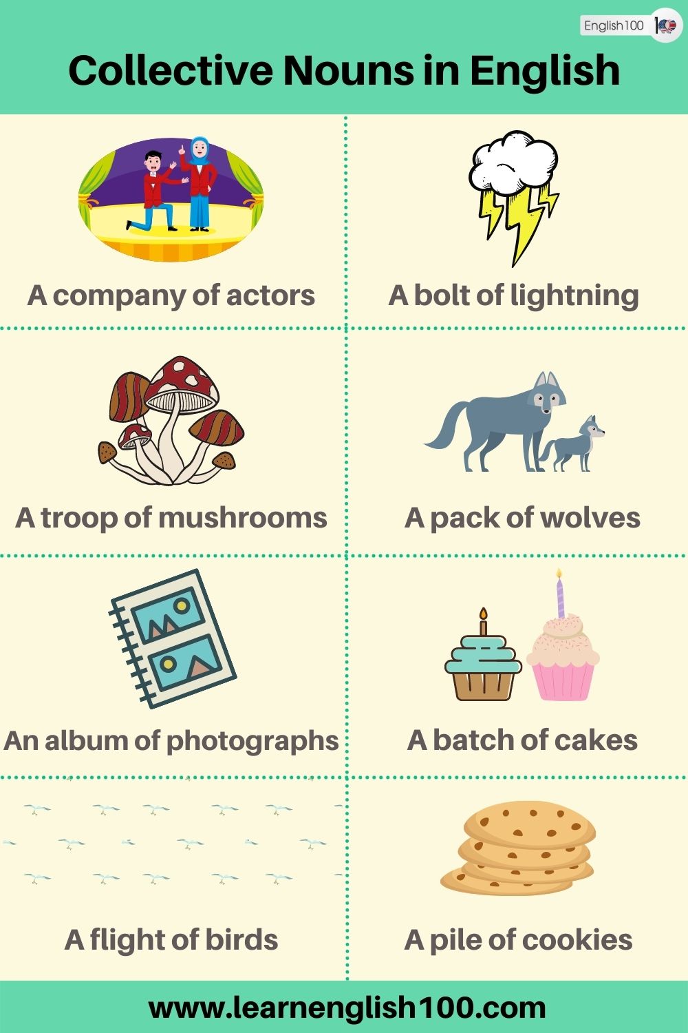 The Ultimate Guide To Collective Nouns in English: Everything You Need to  Know! - English 100