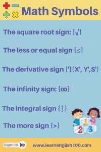 The Best Math Symbols For Kids To Learn | How to Use Them in Real Life ...