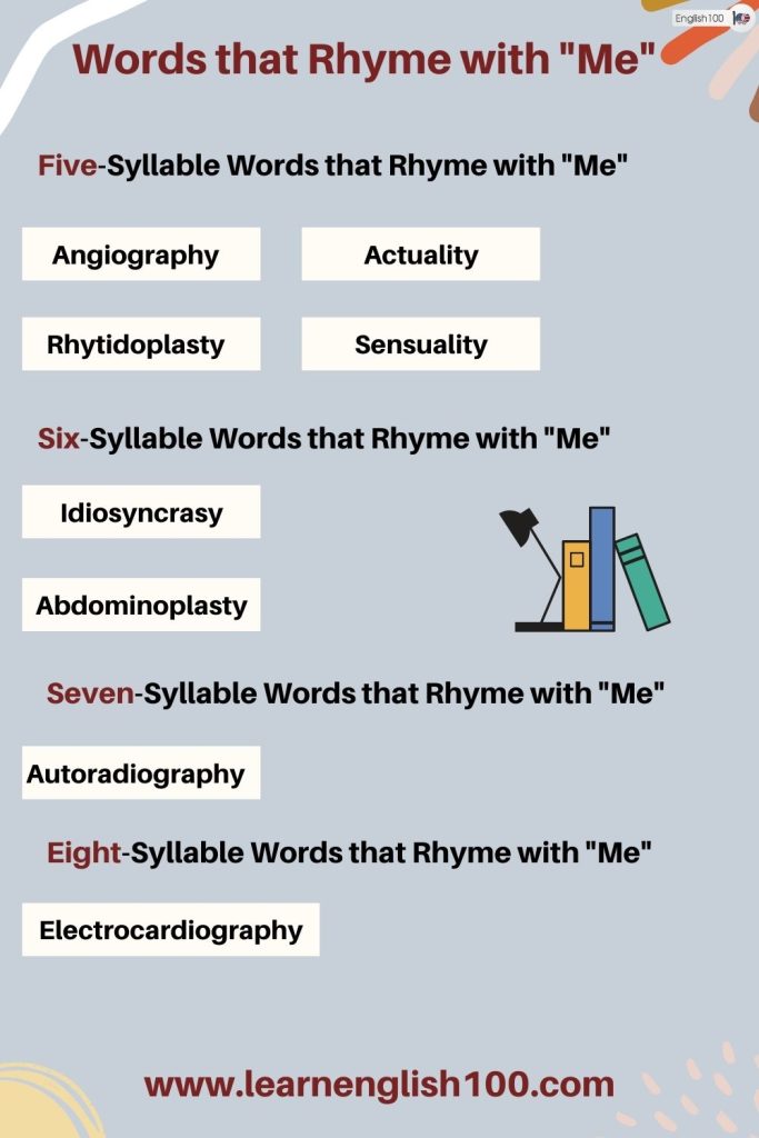 Me Rhymes The Vast World of Rhyme English 100