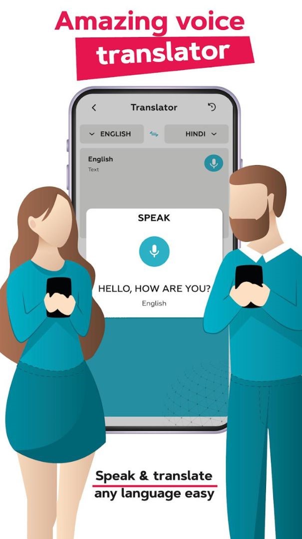Amazing Voice Language Translation Services App English 100