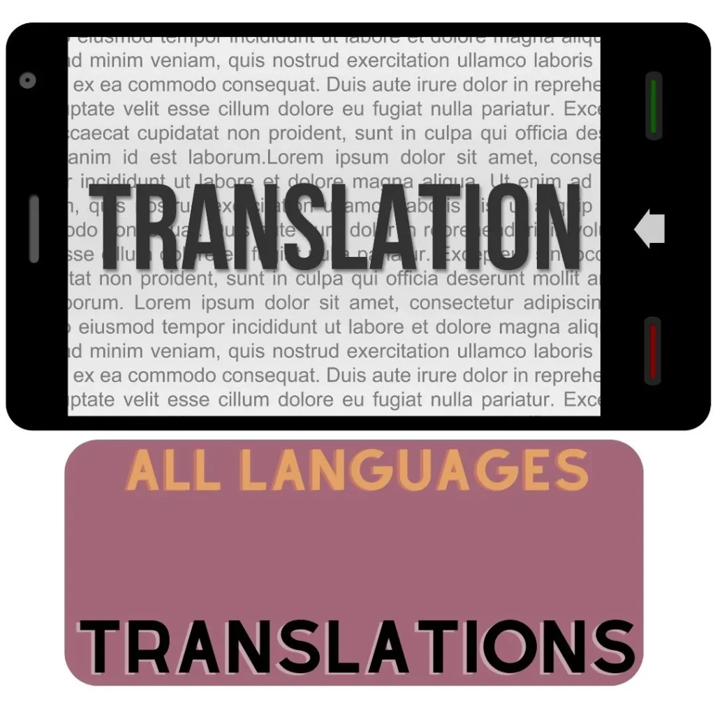 services de traduction française anglais
