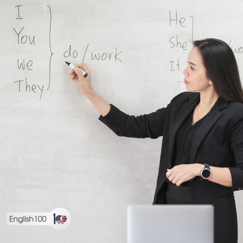 This image talks about English language teaching